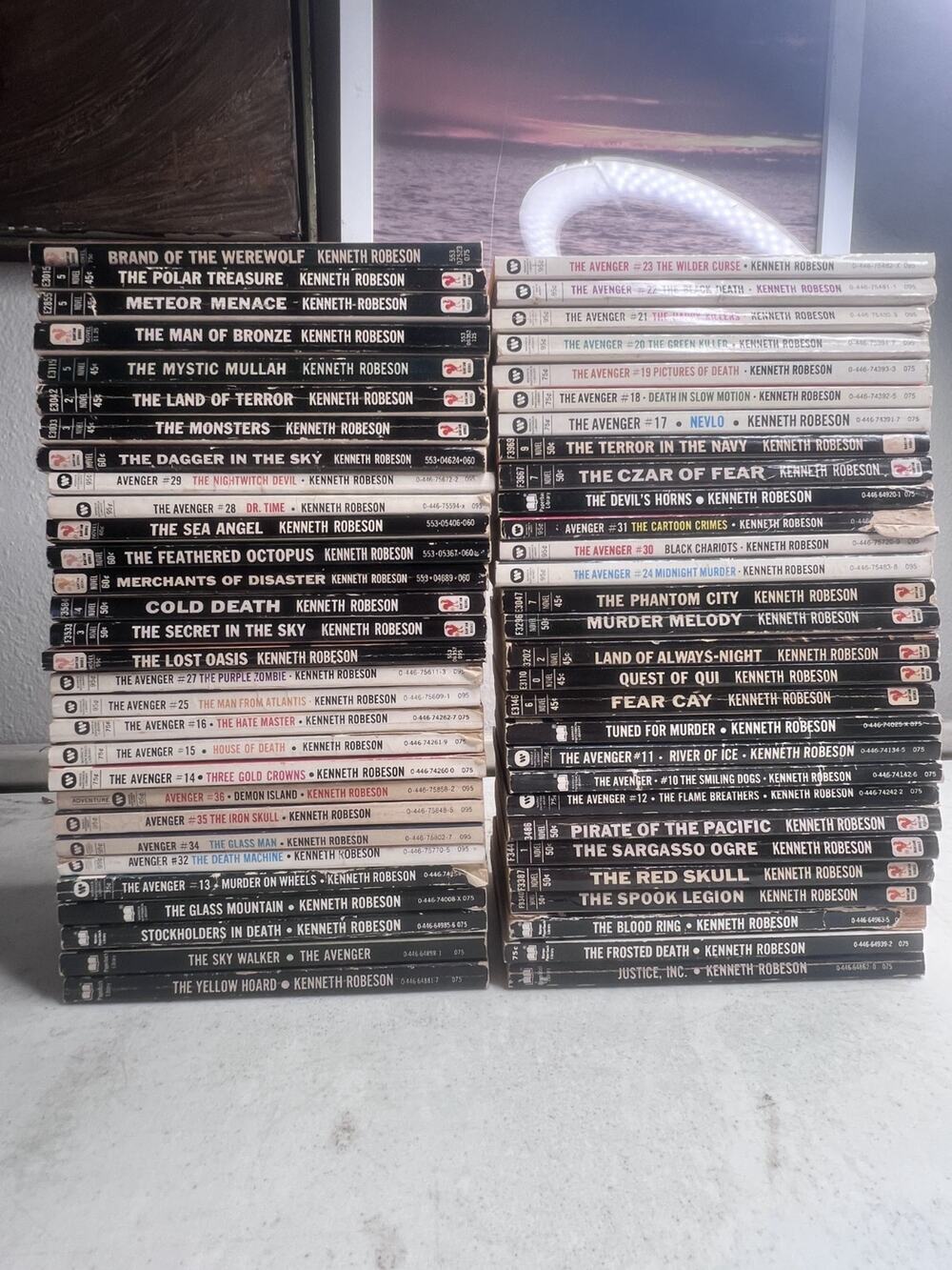 VIntage Doc Savage Lot of 59 Paperbacks Bantam
